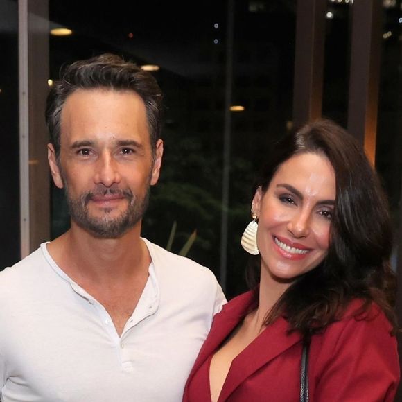 Mel Fronckowiak e Rodrigo Santoro trocaram declarações no aniversário de 35 anos da atriz em 16 de janeiro de 2023