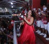 Viviane Araújo reforçou que sabe tocar tamborim ao brilhar em ensaio do Salgueiro para o carnaval 2023