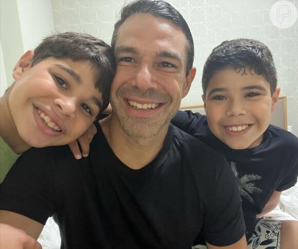 Marcus Buaiz é pai de José Marcus, 11 anos, e João Francisco, de 9