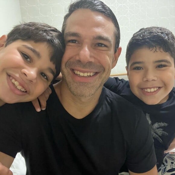 Marcus Buaiz é pai de José Marcus, 11 anos, e João Francisco, de 9