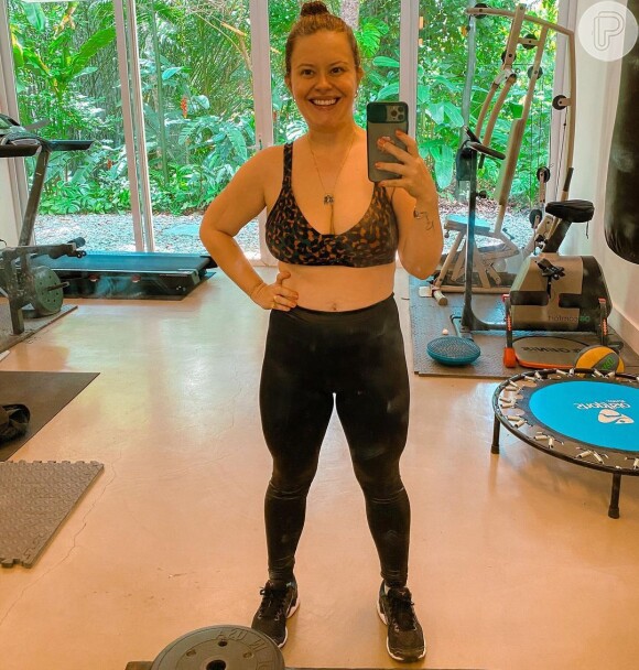 Mariana Bridi é adepta de exercícios para manter o corpo em forma