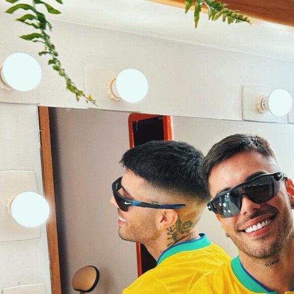 Gui Araújo comentou na foto de Karoline Lima