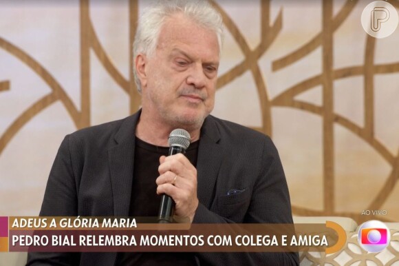 Pedro Bial afirmou que Iemanjá levou Gloria Maria para descansar