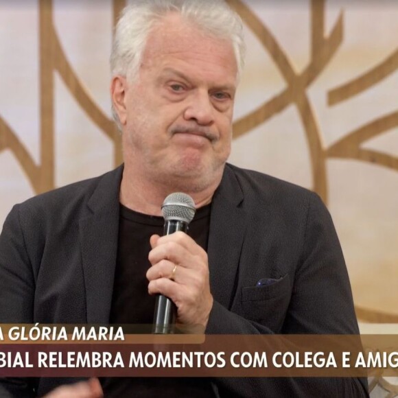 'Gloria Maria estava sofrendo muito', contou Pedro Bial