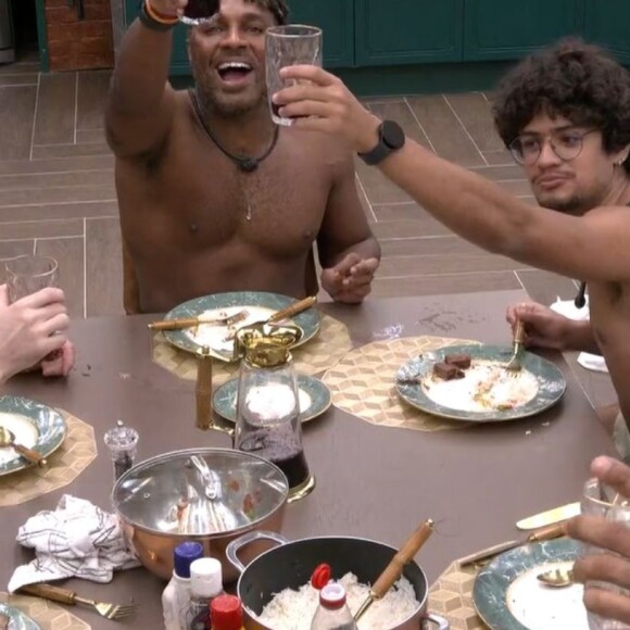 BBB 23: 'Brothers' comemoraram jantar no VIP apóa Gustavo ganhar a liderança da semana