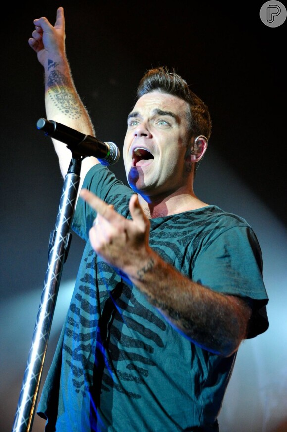 O cantor Robbie Williams também é um chocólatra assumido
