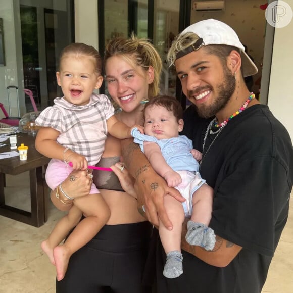 Virgínia Fonseca e Zé Felipe são pais de Maria Alice, 1 ano, e de Maria Flor, 5 meses
