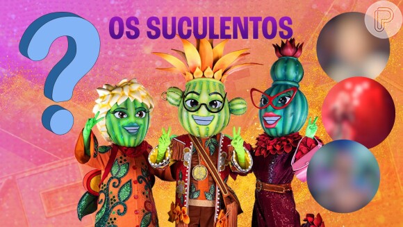 Quem são os famosos do trio Suculentos do 'The Masked Singer Brasil 3'? Descubra!