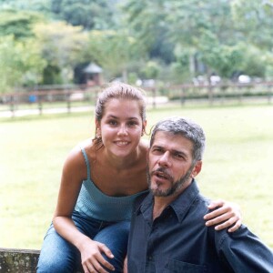 José Mayer e Deborah Secco como Pedro e Íris da novela 'Laços de Família' (2000)