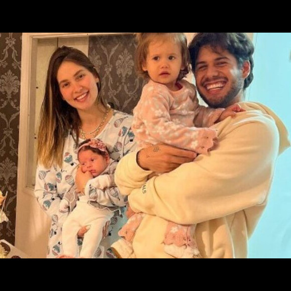 Virgínia Fonseca e Zé Felipe são pais de Maria Alice, de 1 ano, e Maria Flor, de 3 meses