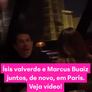 Isis Valverde e Marcus Buaiz jantam juntos em um restaurante luxuoso em imagens divulgadas pelo colunista Leo Dias, do Metrópoles