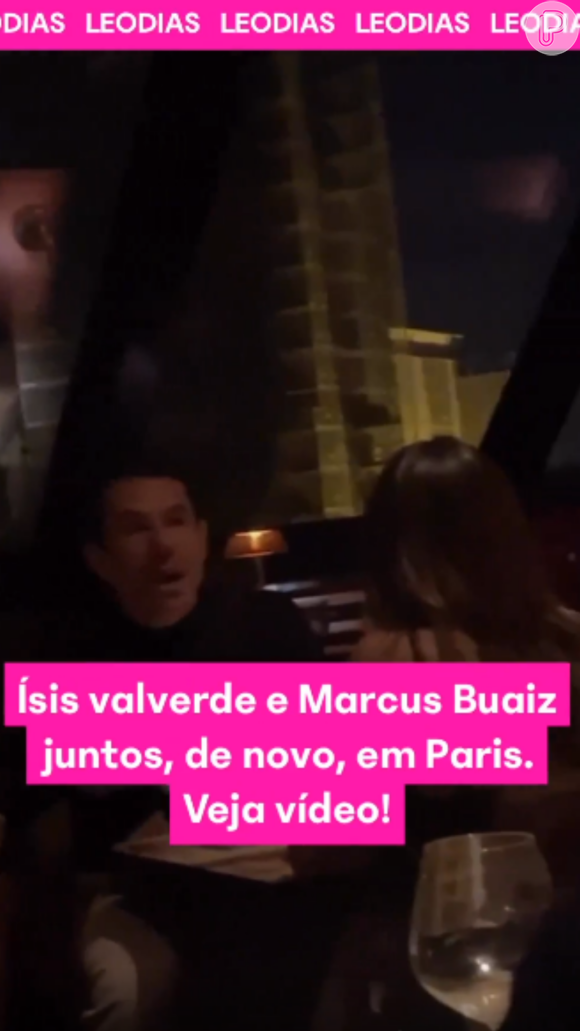 Isis Valverde e Marcus Buaiz jantam juntos em um restaurante luxuoso em imagens divulgadas pelo colunista Leo Dias, do Metrópoles