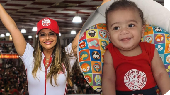 Filho de Viviane Araujo mostra talento para os seguir os passos da mãe no Carnaval no vídeo mais fofo que você verá hoje!