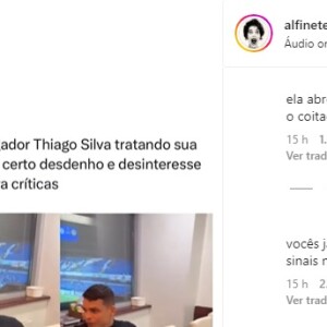 Reação de Thiago Silva levantou um debate na web
