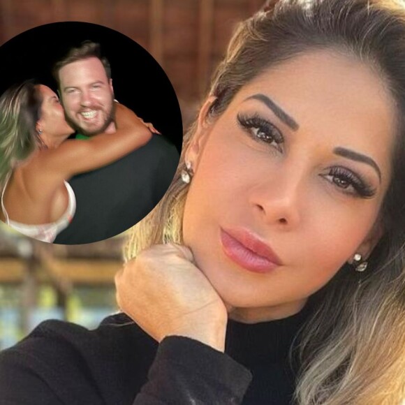 Após assumir submissão ao namorado, Maíra Cardi ganha buquê inusitado e se declara. Fotos!
