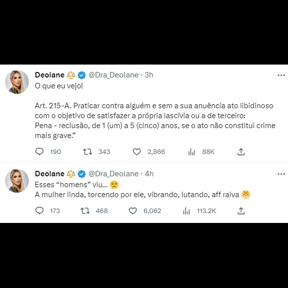 BBB 23: Deolane Bezerra detonou MC Guimê após comportamento em festa