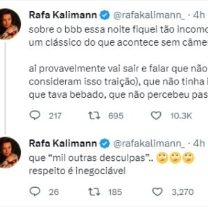 BBB 23: Rafa Kalimann criticou MC Guimê