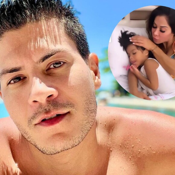 Arthur Aguiar afirmou que não sabia que a filha estava no hospital