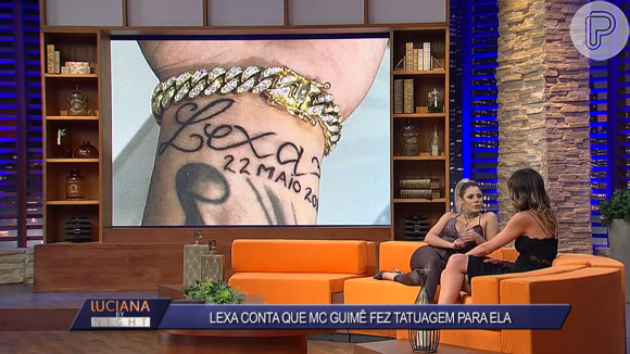 MC Guimê tatuou o nome de Lexa no pulso