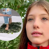 Vídeo: atriz de 12 anos pisa em cacos de vidro para provar fé e revolta web: 'Imagina Jesus vendo isso'