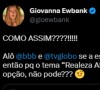 Giovanna Ewbank questiona produção do 'BBB 23' após festa temática de Sarah ser alterada