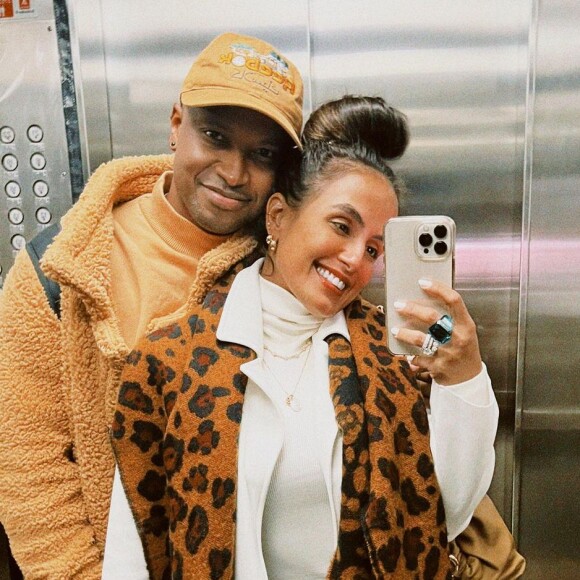 Carol Peixinho costuma acompanhar todos os shows de Thiaguinho