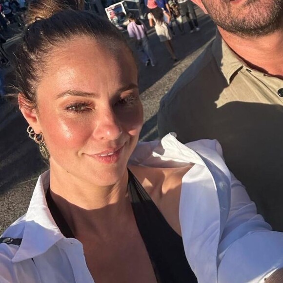 Paolla Oliveira sobre Diogo Nogueira: 'Obrigada pela parceria nessa jornada, com todo seu amor!'
