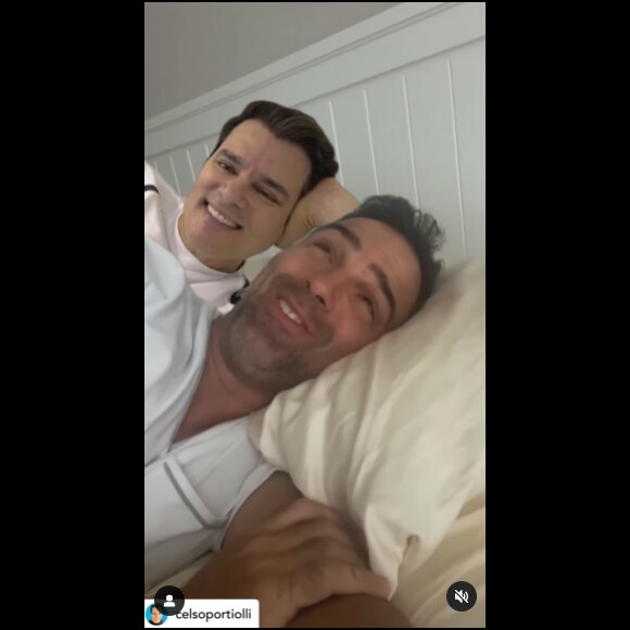 Tadeu Schmidt encarou com bom humor rumores de que Celso Portiolli iria lhe substituir no 'BBB 24'