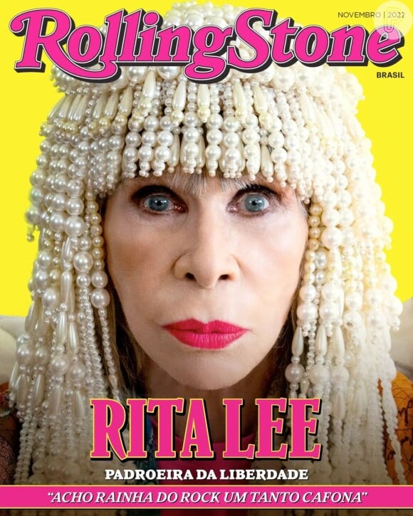 Rita Lee foi capa da Rolling Stones em 2022 e surgiu poderosa na publicação