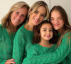 Ticiane Pinheiro postou foto com a mãe e filhas no Instagram e recebeu elogios dos fãs