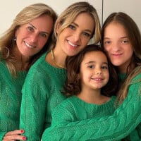 Ticiane Pinheiro posta foto com mãe e filhas e caçula da apresentadora impressiona em clique: 'Como a Manu tá grande'