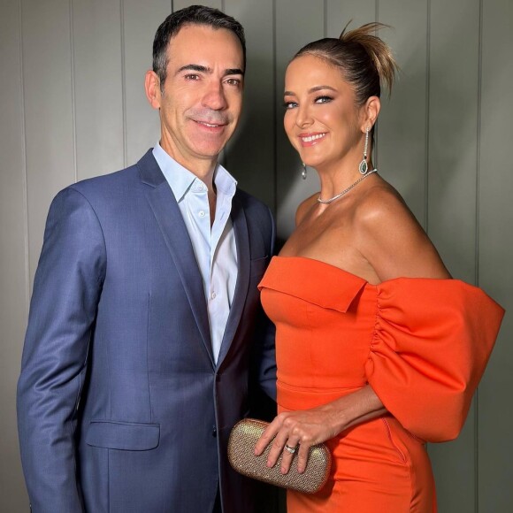 Ticiane Pinheiro é casada com o jornalista Cesar Tralli