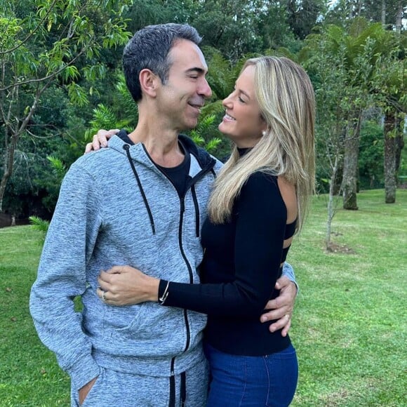 Ticiane Pinheiro e Cesar Tralli forma um dos casais queridinhos nas redes sociais