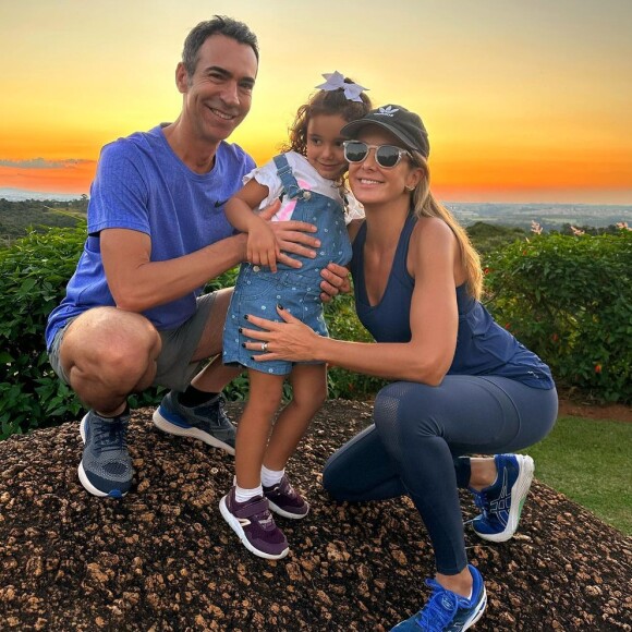 Ticiane Pinheiro é mãe de Manuella, de 3 anos, fruto do casamento com Cesar Tralli