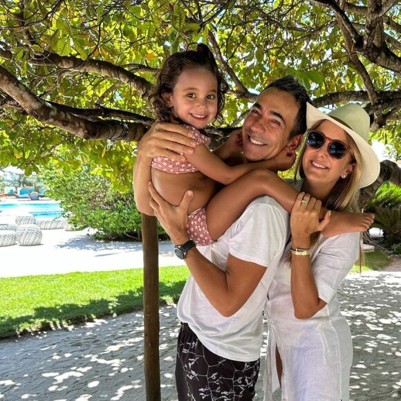 Filha de Cesar Tralli e Ticiane Pinheiro já chamou atenção pela semelhança com o pai