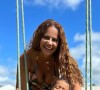 Viviane Araujo está passando dias de férias em Maceió com a família