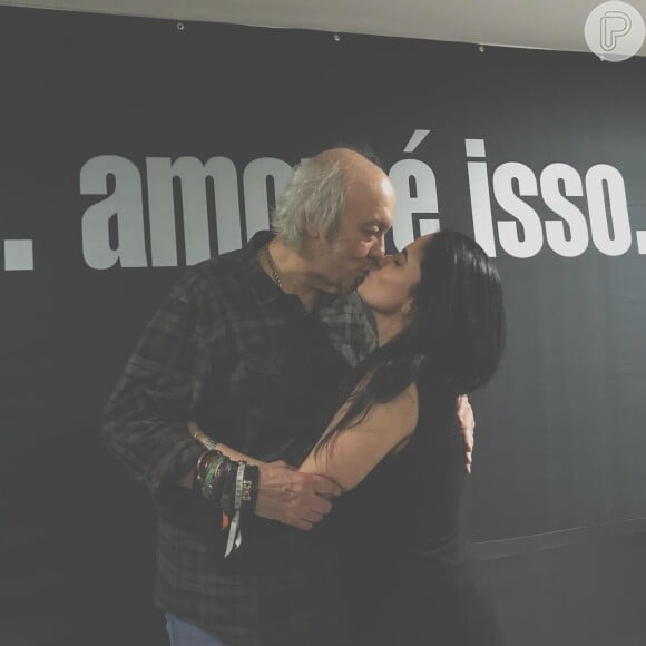 Viúva de Erasmo Carlos, Fernanda Esteves afirmou: 'O amor é o último que morre'