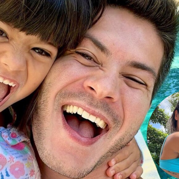 Arthur Aguiar relembra reação da filha à separação de Maíra Cardi