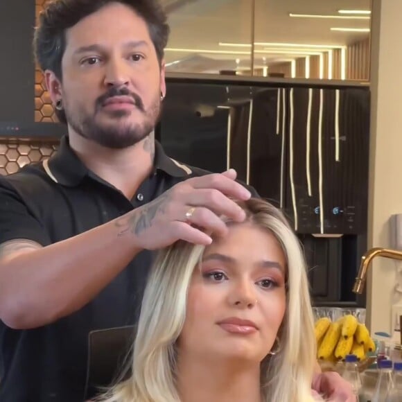 Novo visual de Viih Tube é obra do cabeleireiro Robson Souza