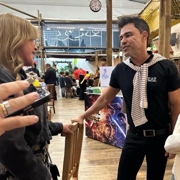 Zezé Di Camargo, Zilu Godoi e Wanessa Camargo juntos