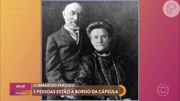 Mortos no Titanic, Isidor Straus e Ida são tataravós de Wendy Rush, casada com Stockton Rush, piloto do submarino Titan