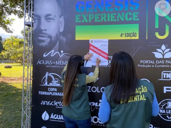 Lago feito artificialmente na mansão de Neymar foi interditado após denúncia de crime ambiental.