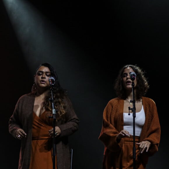 Preta Gil e a família em show de Gilberto Gil em São Paulo