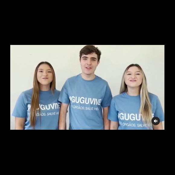 Marina, Sofia e João Augusto são filhos do Gugu e participaram de campanha para doação de órgãos após a morte do apresentador.