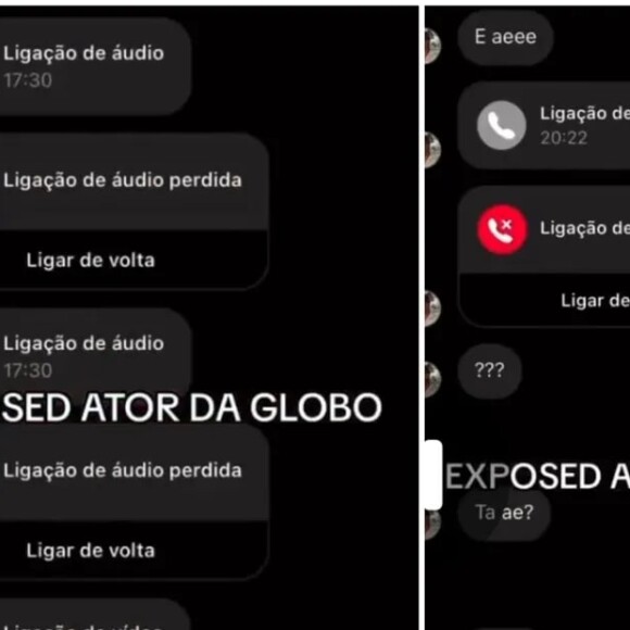 Rafael Cardoso ligava insistentemente para a influenciadora