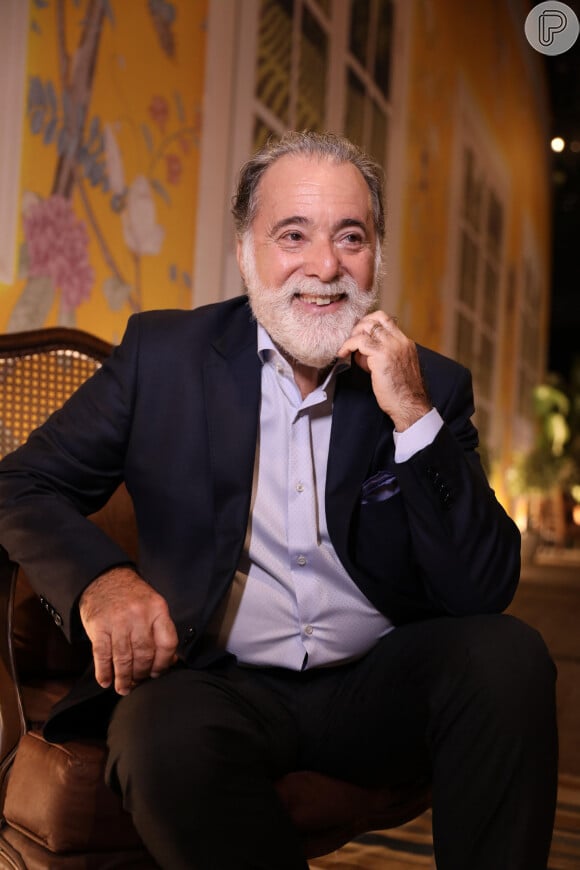 Tony Ramos está há 60 anos trabalhando sem parar na Globo.