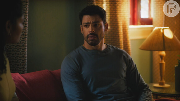 Novela 'Terra e Paixão': Caio (Cauã Reymond) se decepciona com Aline (Barbara Reis) no capítulo de quinta-feira, 27 de julho de 2023