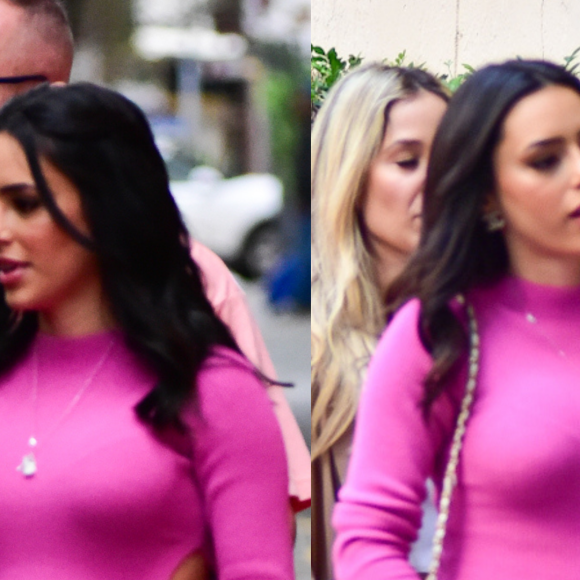 Barbie grávida: Bruna Biancardi valoriza barriga de gestação em vestido pink justinho