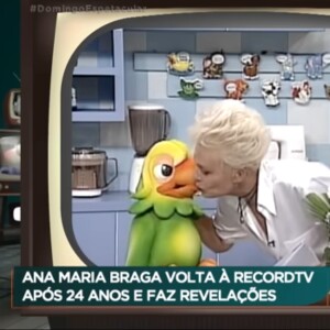 Ana Maria Braga recordou a criação do Louro José no 'Note & Anote'