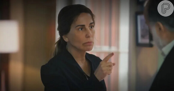 Irene (Gloria Pires) vai ficar irritada com a decisão do marido, Antônio (Tony Ramos), em optar por Caio (Cauã Reymond) como o futuro responsável pela empresa familiar.